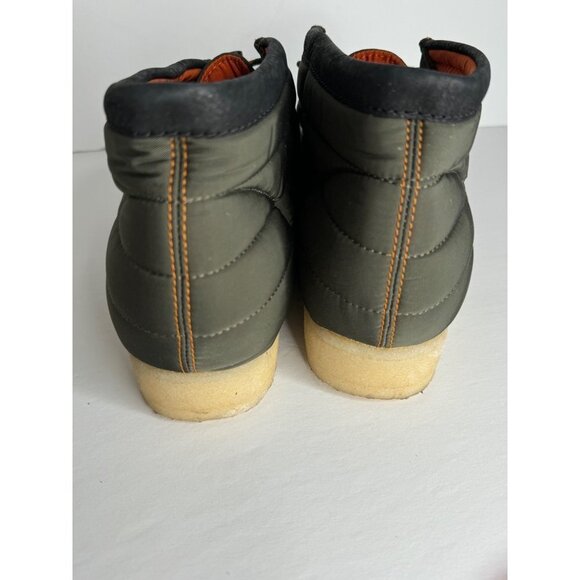 Clarks Originals Mens Wallabee Moccasin Boots Green Casual Size 13 EU 47 UK 12 - Picture 5 of 7